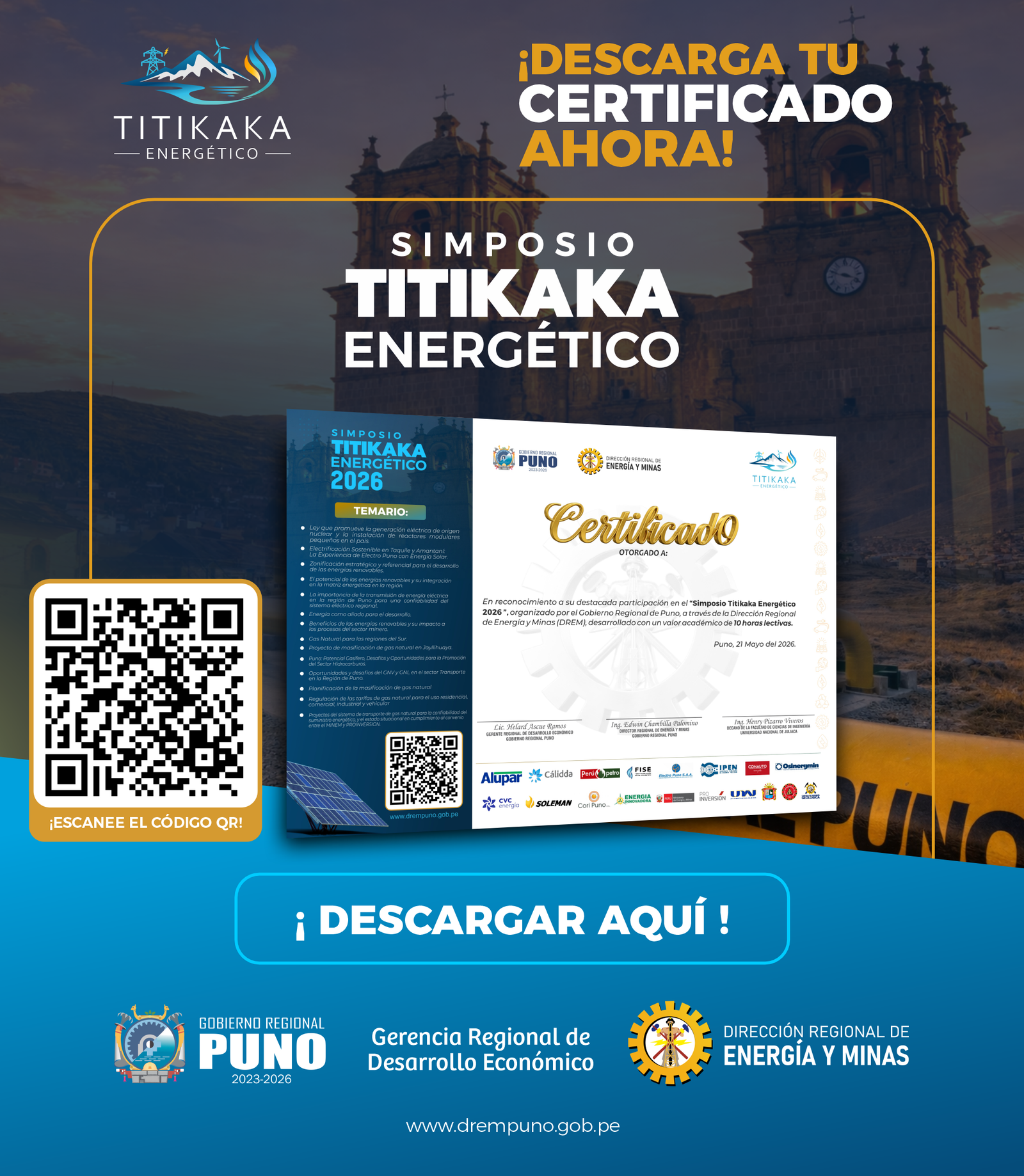 Titikaka Energético 2026 — DREM Puno